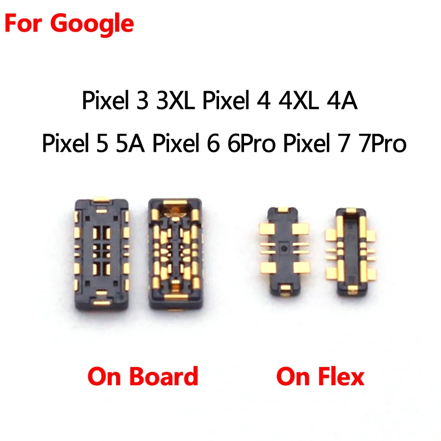 2-20 бр. Вътрешен конектор за спк стартира строителни батерията на дънната платка За Google Pixel 3 4 XL 3XL 4XL 4a 5 5a 6 7 Pro Битумен Контакт на гъвкав кабел Изображение 0