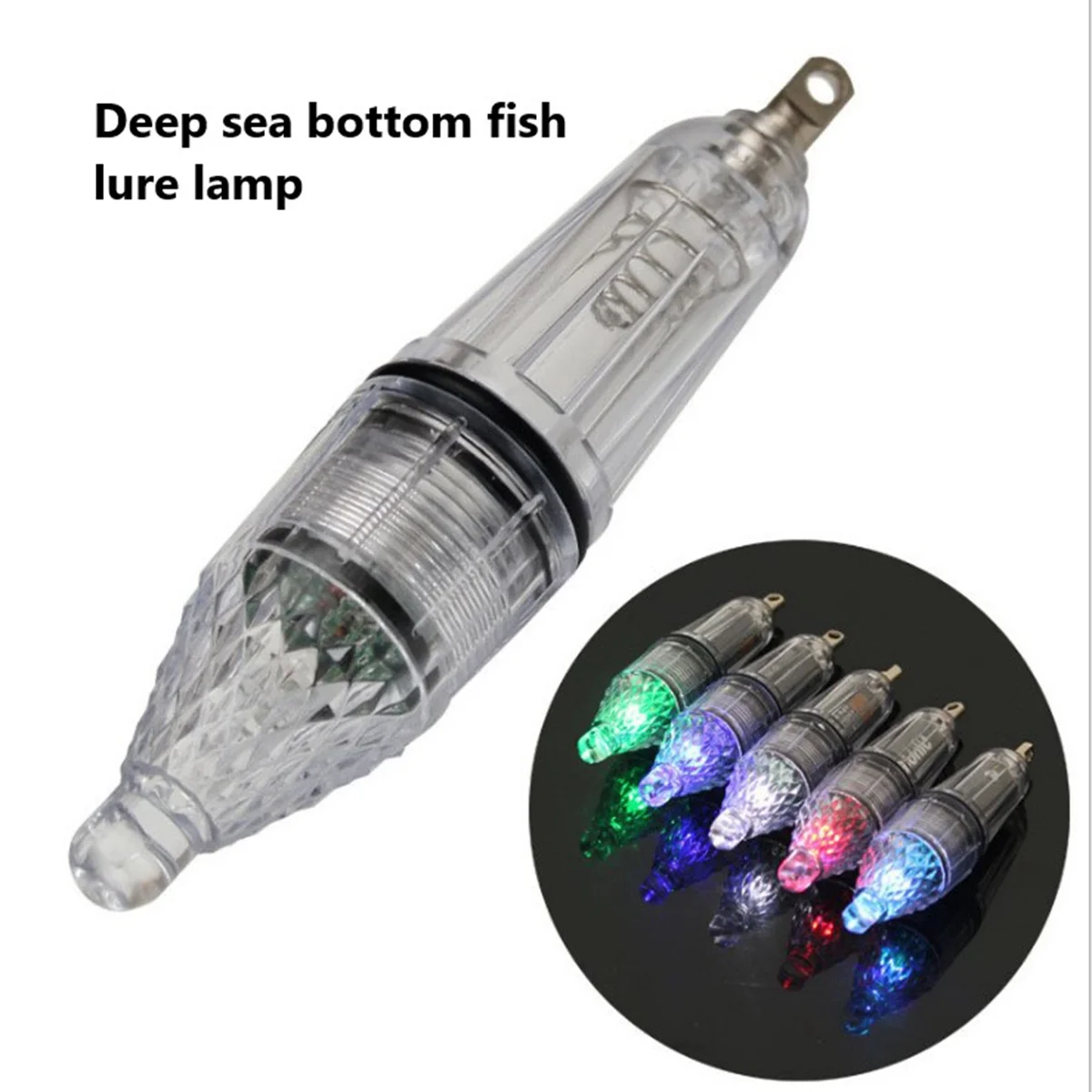 5ШТ Led Светеща Стръв Мини-Подводно осветление с дълбок спад, Риболовна стръв, led лампа, Рибен светлина, светлини за нощен Риболов Изображение 0