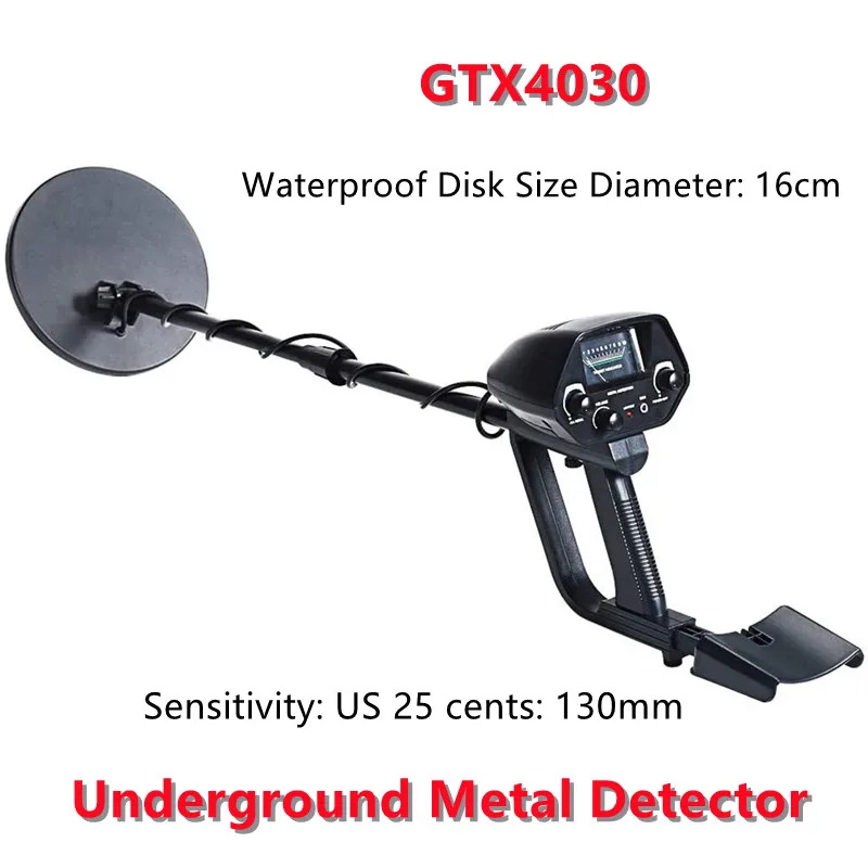 GTX4030 Подземен метал детектор Професионален ловец, инструменти за откриване на златен метал с водоустойчива търсене намотка Изображение 0