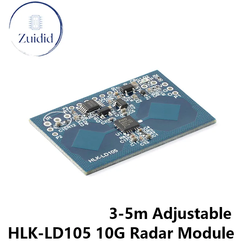 HLK-LD105 10G Микровълнова Печка 10,525 Ghz X-обхват на Радара Индукционный Модул на човешкото Тяло LD105 Микро-Сензор за Движение Таван Инсталация Изображение 0