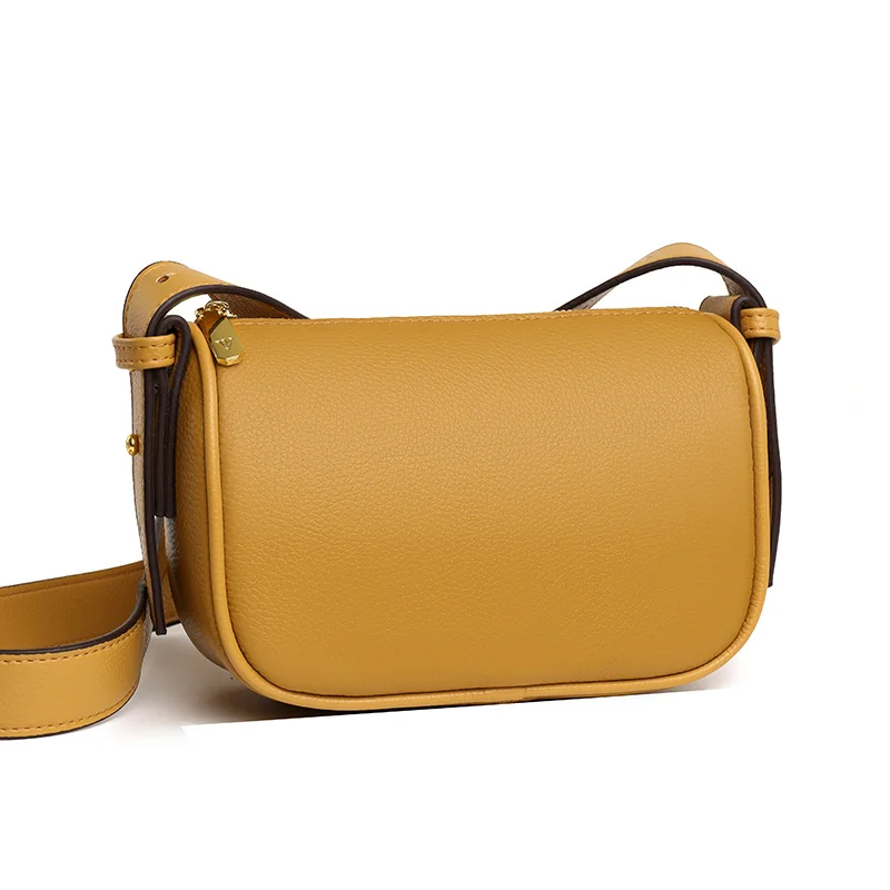 Дамска чанта от естествена кожа, луксозна дизайнерска чанта на рамото, Модни Елегантна Дамска чанта за подмишниците, Ежедневни дамски чанта за пътуване през рамо Изображение 0