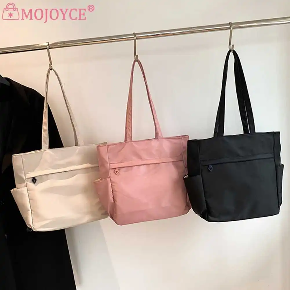 Дамска чанта с Голям капацитет, Модни дамски чанти с горната дръжка, обикновена Прости Ежедневни Преносими дамска чанта с множество джобове Изображение 0