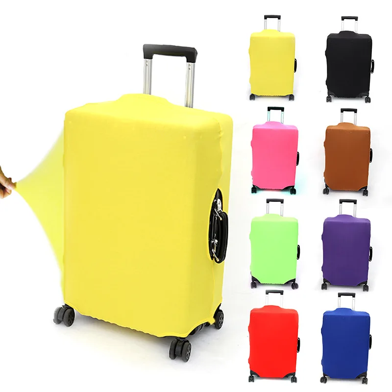 Защитни капаци за съхранение на багаж, Пътнически багаж, Защитен калъф за куфара, разтеглив прахозащитен калъфи за пътни принадлежности, Аксесоари за багаж Изображение 0