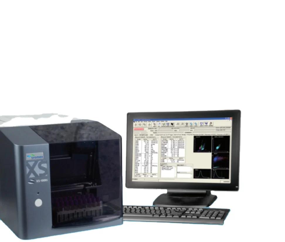 Медицински най-Новият Професионален автоматичен анализатор кръвни клетки, Sysmex Xs-1000i, Флуоресцентно поток цитометрия, хематологични анализатор на CBC Изображение 0