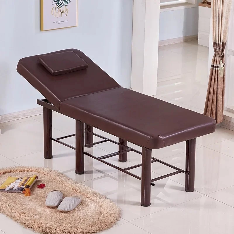 Мода стабилен професионален СПА Масажни маси сгъваеми мебели за интериора на полиуретан легло дебел за красота масаж татуировки таблица Изображение 0
