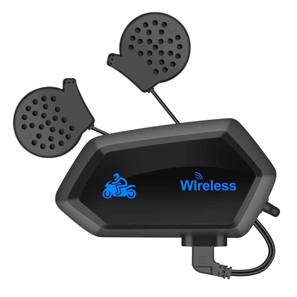 Мотоциклет шлем Bluetooth Слушалки 5.0 Домофон Безжични слушалки Стерео Водоустойчива с шумопотискане Слушалки, M01 Изображение 0