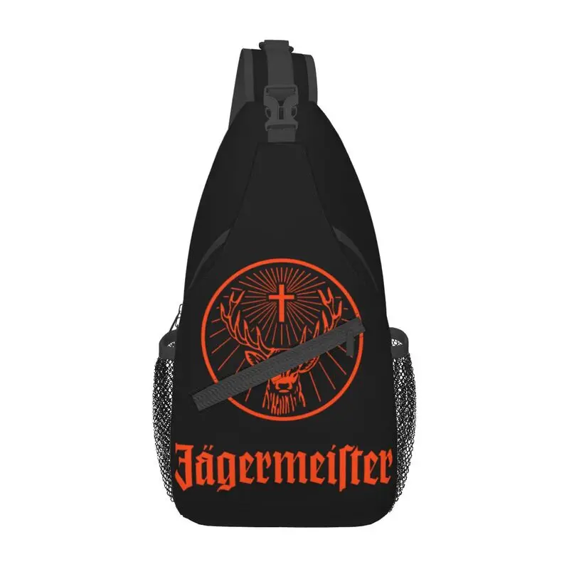 Нагрудная чанта Jagermeister по поръчка, раница през рамо за мъже, Пътен походный раница Изображение 0