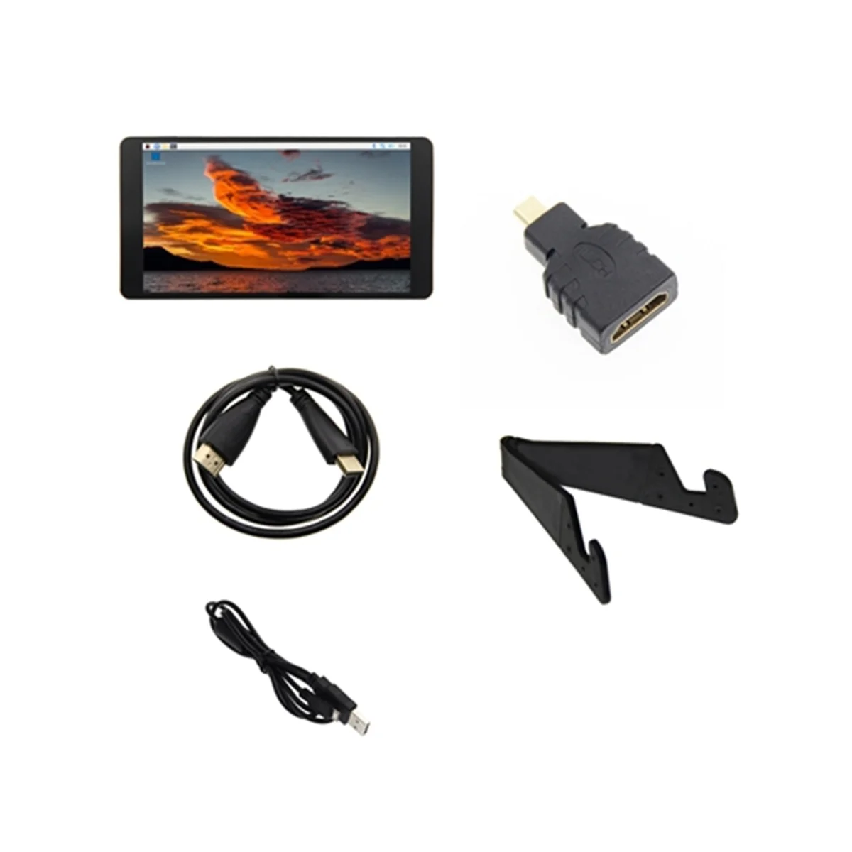 Новият 5.5-Инчов 1080P AMOLED IPS LCD дисплей, HDMI-Съвместим USB-монитор, Капацитивен Сензорен дисплей за Raspberry Pi 4B 3Б + 3Б Изображение 0