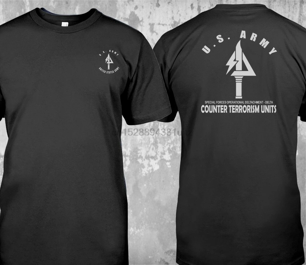 Новост Delta Force, Специалните сили на армията на съединените щати, Морски пехотинци, 2019, Нова Мода Мъжка тениска с къс ръкав и принтом, стръмни мъжки ризи Изображение 0