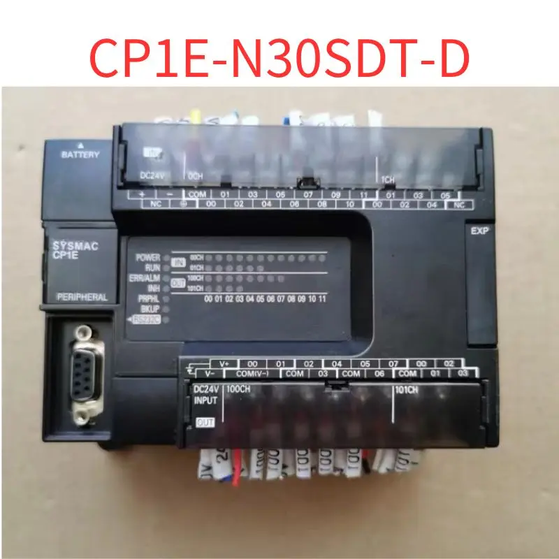 Оригинален контролер за програмиране на PLC CP1E-N30SDT-D тествана в ред Изображение 0
