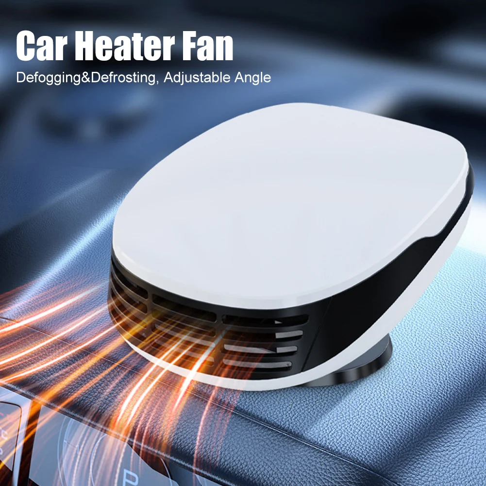 Преносими електрически автомобилен нагревател 12v, Вентилаторът 2 В 1, Охлаждащ Радиатор, Автоматичен Размораживатель на предното стъкло, Въртящи се на 360 градуса, Отоплението на купето на автомобила Изображение 0