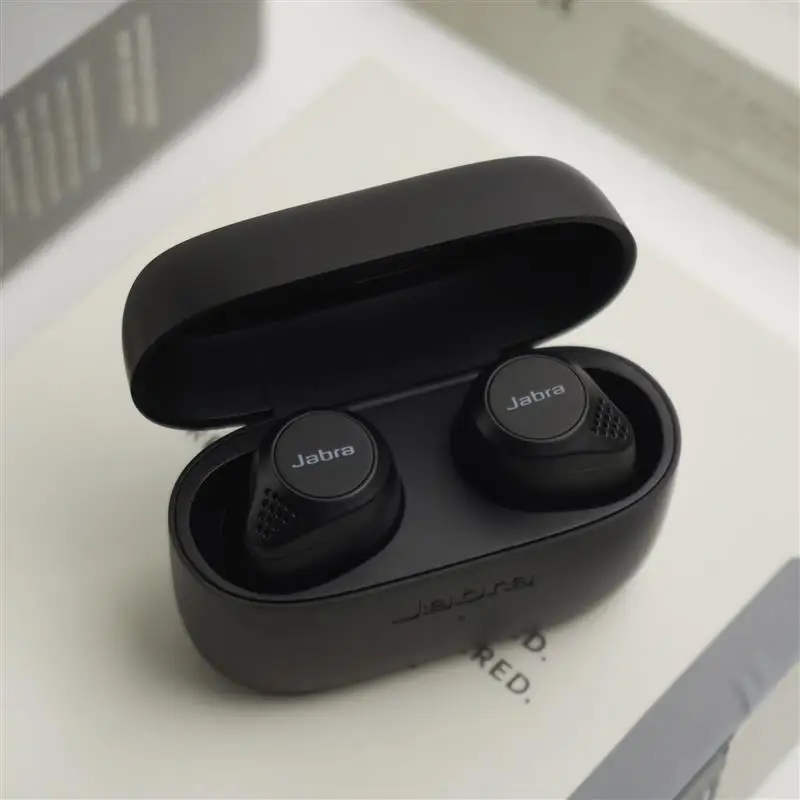 Слушалки Jabra Elite 85t True Wireless Bluetooth, спортни слушалките с шумопотискане, слушалки, Bluetooth и силиконов калъф Изображение 0