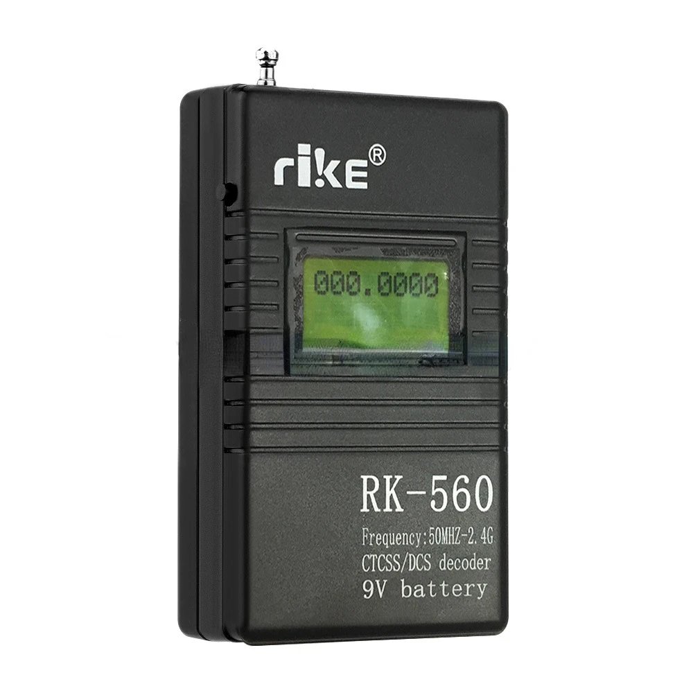 Частотомер RK560 50 Mhz-2,4 Ghz преносим ръчен частотомер четец на честоти за цифрово аналогов измерване субтонов Изображение 0