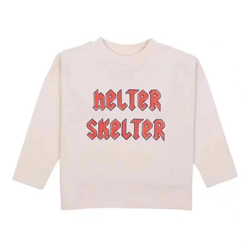 EnkeliBB Предпродажа, Wyn/2023, Есенна риза с дълги ръкави за момчета, Модни Детски блузи за момичета, Дизайнерски дрехи, Тениски за деца Изображение 1