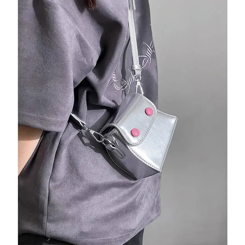 Miyagawa 2023 Нова Сладка Мини чанта през рамо за Момичета, Квадратна Чанта, Луксозна Модерна Чанта на едно Рамо, Корейската Елегантна Дизайнерска Чанта Изображение 1