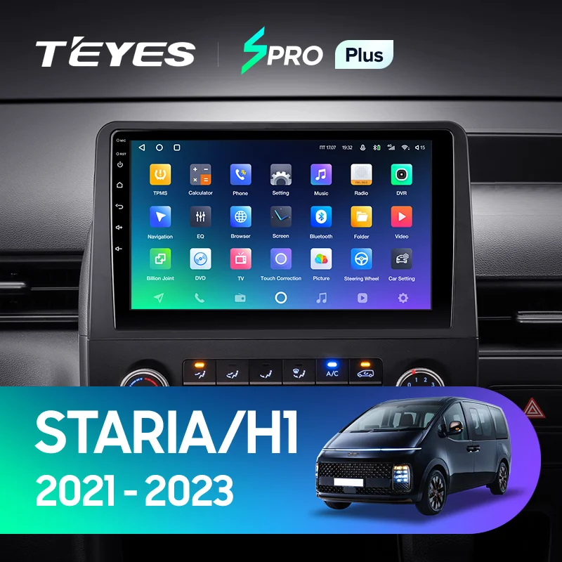 TEYES SPRO Плюс За Hyundai Staria H1 2021-2023 Авто Радио Мултимедиен Плейър GPS Навигация Андроид 10 Без 2din 2 din dvd Изображение 1