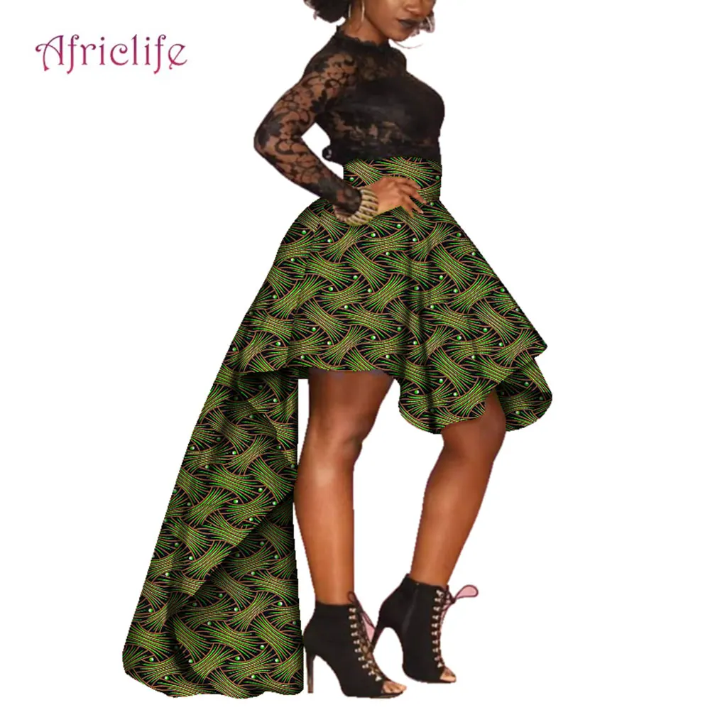 Африканска женска пола, Секси Дълга Пола Анкара Традиционната рокля за жените Wy4261 Изображение 1