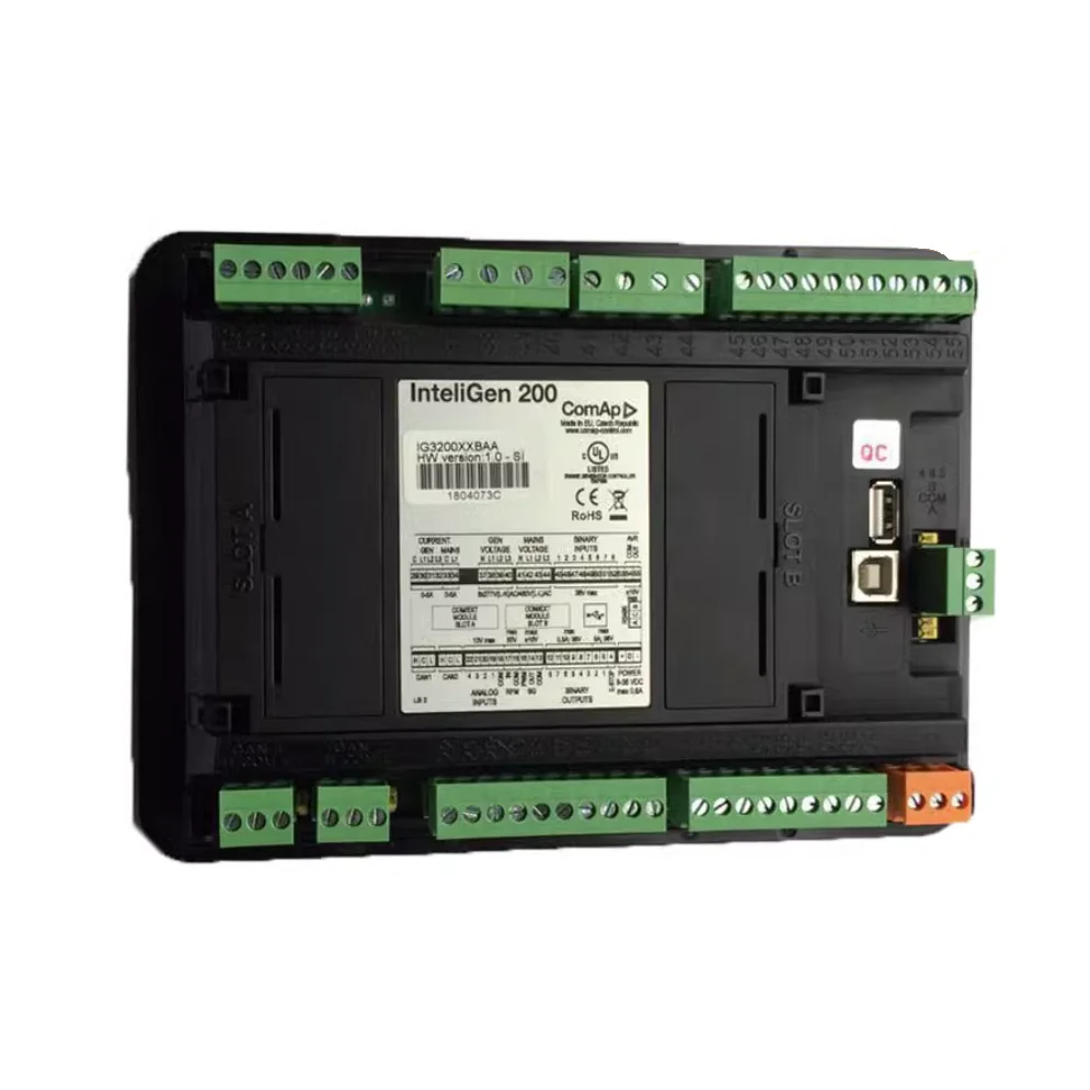 Контролер дизел-генераторной инсталиране на Comep InteliGen200 с паралелна връзка към мрежата InteliGen500 Изображение 1