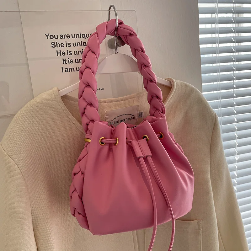 Лятото на 2022, Новата Модерна Дамска чанта-Месинджър, Благородна Преносим Плиссированная чанта-кофа за съвсем малък, Марка Дизайнерски Малка чанта За Жени Изображение 1