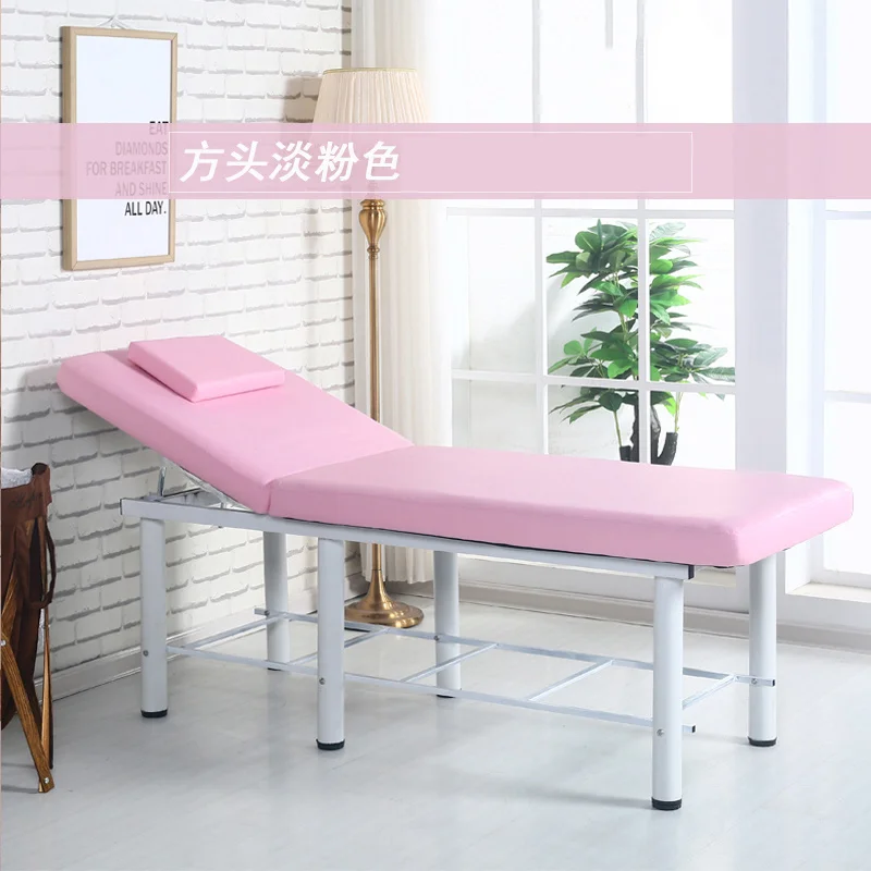 Мода стабилен професионален СПА Масажни маси сгъваеми мебели за интериора на полиуретан легло дебел за красота масаж татуировки таблица Изображение 1