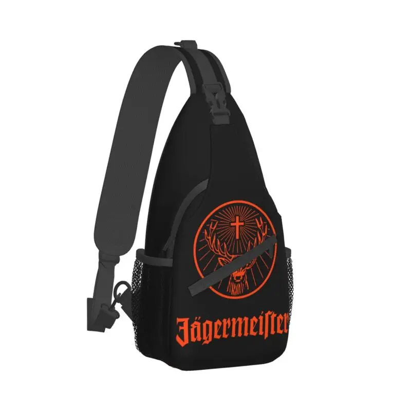 Нагрудная чанта Jagermeister по поръчка, раница през рамо за мъже, Пътен походный раница Изображение 1