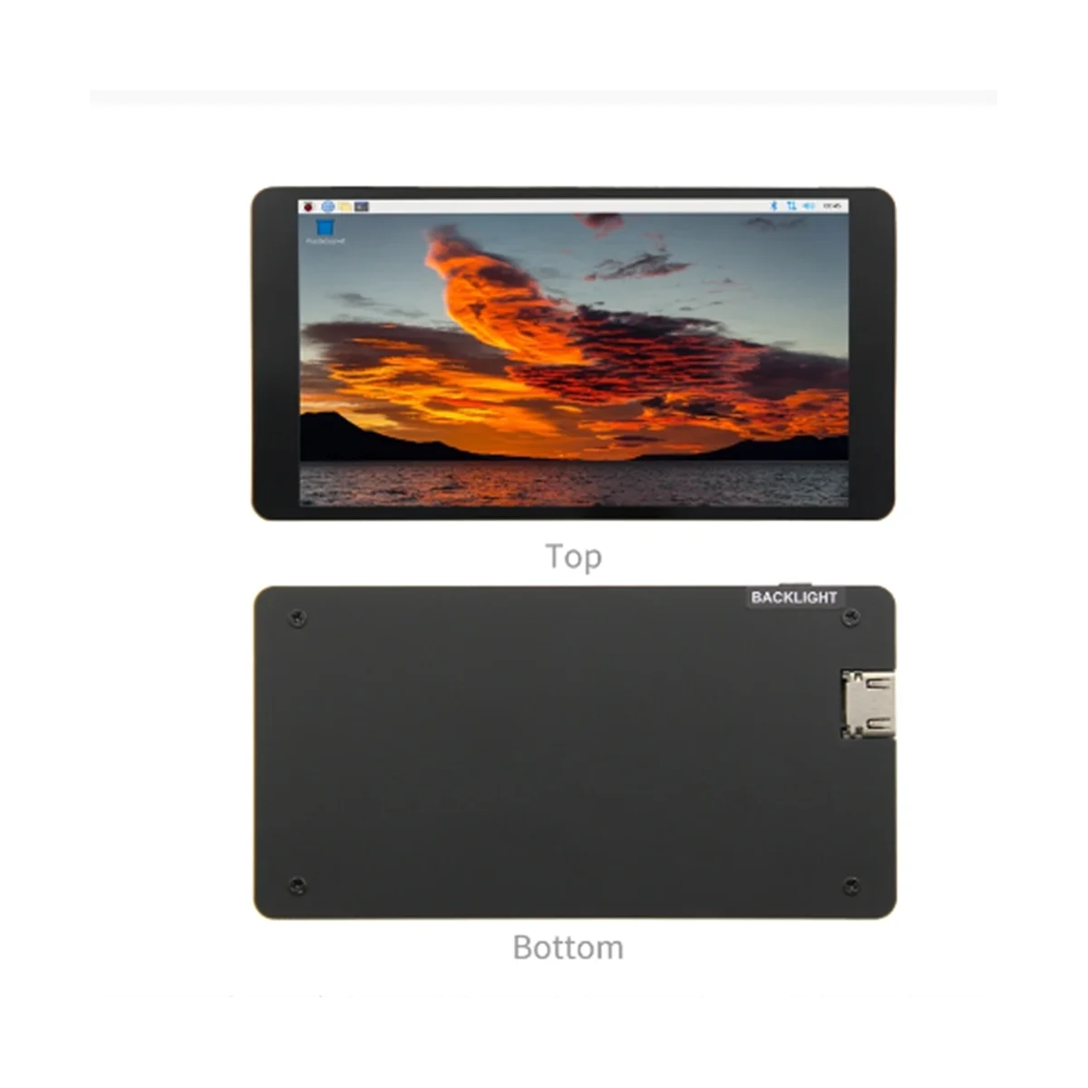Новият 5.5-Инчов 1080P AMOLED IPS LCD дисплей, HDMI-Съвместим USB-монитор, Капацитивен Сензорен дисплей за Raspberry Pi 4B 3Б + 3Б Изображение 1