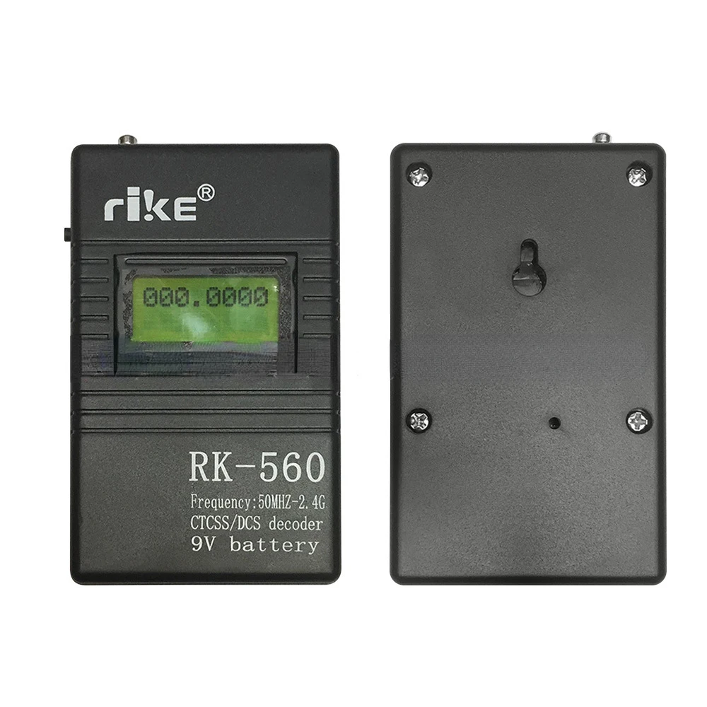 Частотомер RK560 50 Mhz-2,4 Ghz преносим ръчен частотомер четец на честоти за цифрово аналогов измерване субтонов Изображение 1