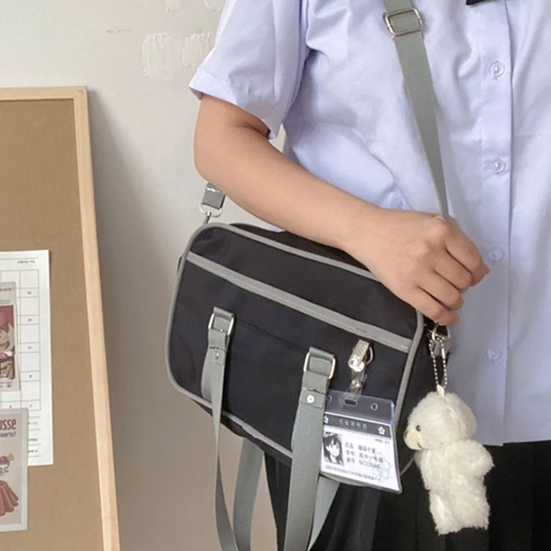 Японската студентски чанта Jk, пътна чанта, дамска чанта на рамото, училищна чанта за ученици, чанти r, чанти Изображение 1