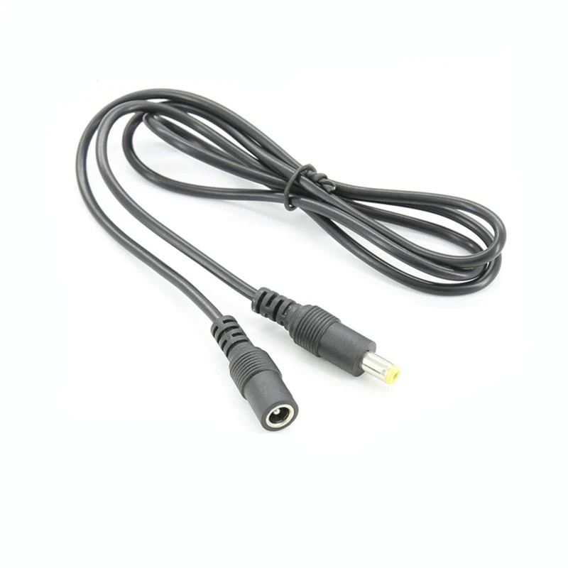 1,5 м Сгъсти Напълно Мед Удлинительный захранващ кабел 24 В 18AWG DC5.5 * 2,5 с вход между мъжете и жените, захранващ кабел за лаптоп, проектор D2 Изображение 2