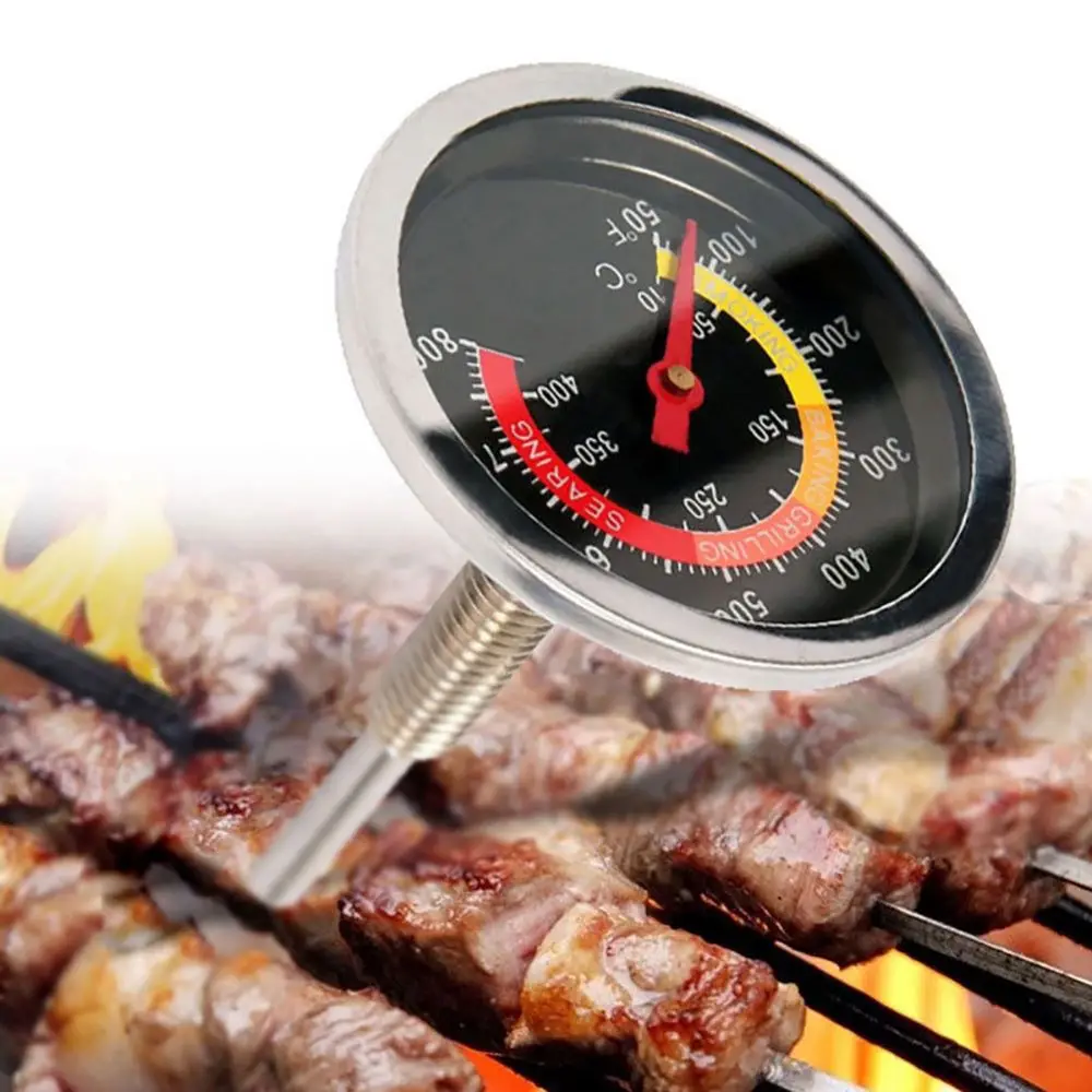 1 ~ 5ШТ (50-800℉), Термометър за барбекю, детектор на температурата на фурна-грил, професионален аксесоар за готвене от неръждаема стомана Изображение 2