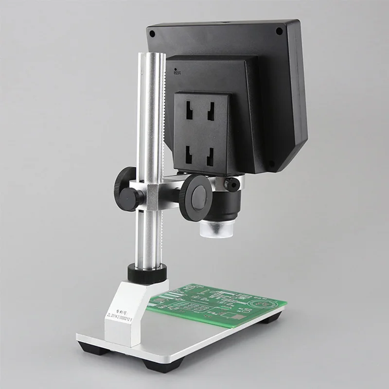 600X Дигитален микроскоп Преносима електронна Видеолупа 8 LED VGA микроскоп с 4.3 