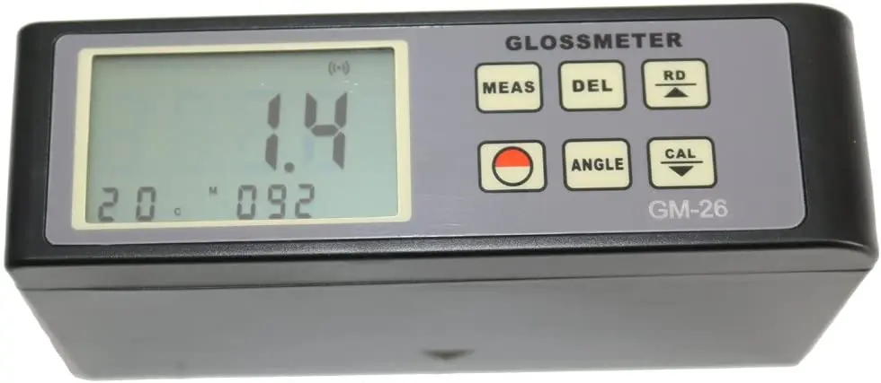 LANDTEK Цифров измерител на блясъка на GM-26 на 20 и 60 градуса за боя, на пода, на хартия в диапазона 0,1 ~ 200 Изображение 2