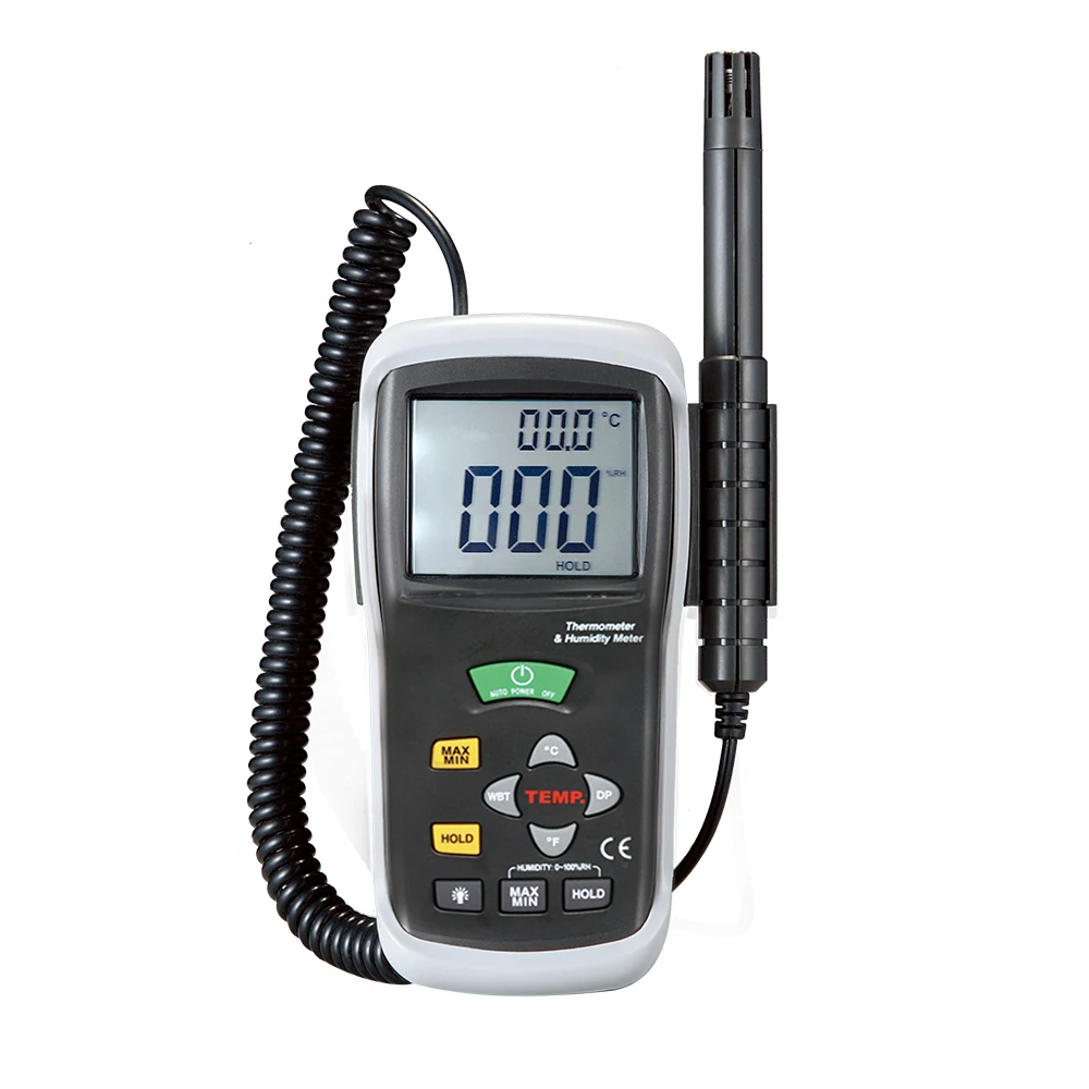 LCD електронен цифров измерител на влажността в помещението, термометър Изображение 2