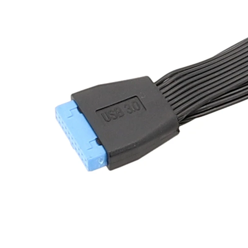 USB 19Pin/20Pin Сплитер Кабел за дънната платка и Кабел за разширяване на USB3.0 19Pin 1-2 Сплитер 15 см Директен доставка Изображение 2