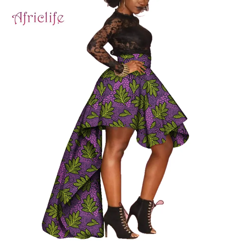 Африканска женска пола, Секси Дълга Пола Анкара Традиционната рокля за жените Wy4261 Изображение 2