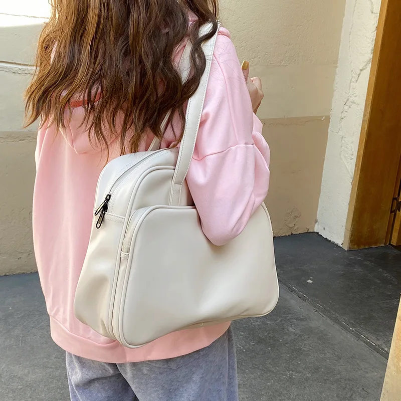 Дамски чанта през рамо, Женствена чанта през рамо с Голям капацитет, чанти-тоут, Пътна чанта sac Изображение 2