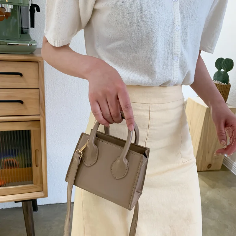 Новата модерна дамска Мини чанта през рамо INS, универсална малка квадратна чанта в западен стил, дамски чанти, чанти за жени Изображение 2