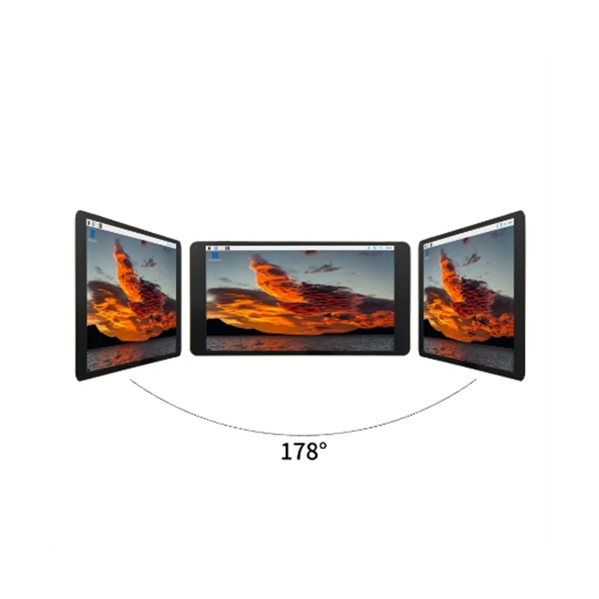 Новият 5.5-Инчов 1080P AMOLED IPS LCD дисплей, HDMI-Съвместим USB-монитор, Капацитивен Сензорен дисплей за Raspberry Pi 4B 3Б + 3Б Изображение 2