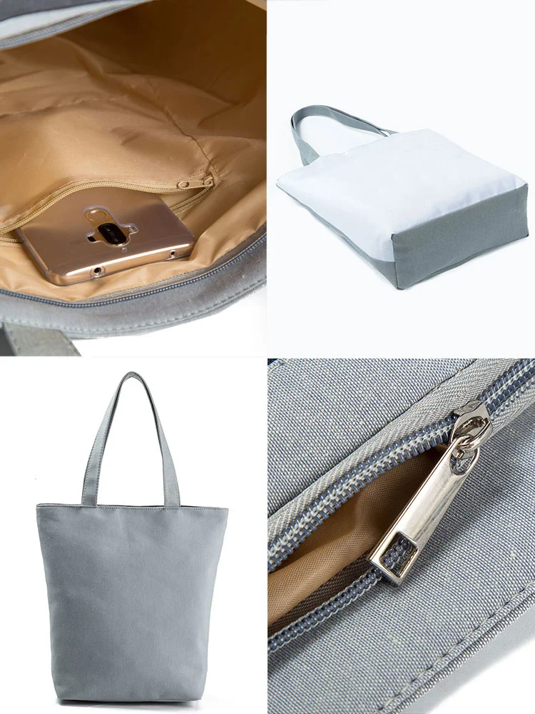 Чанта с принтом от павлиньих пера, Сгъваема Дамски зелена чанта през рамо, Класическа чанта за еднократна употреба за пазаруване с индивидуален дизайн Изображение 2