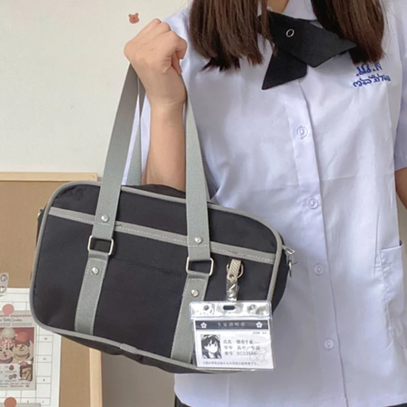 Японската студентски чанта Jk, пътна чанта, дамска чанта на рамото, училищна чанта за ученици, чанти r, чанти Изображение 2