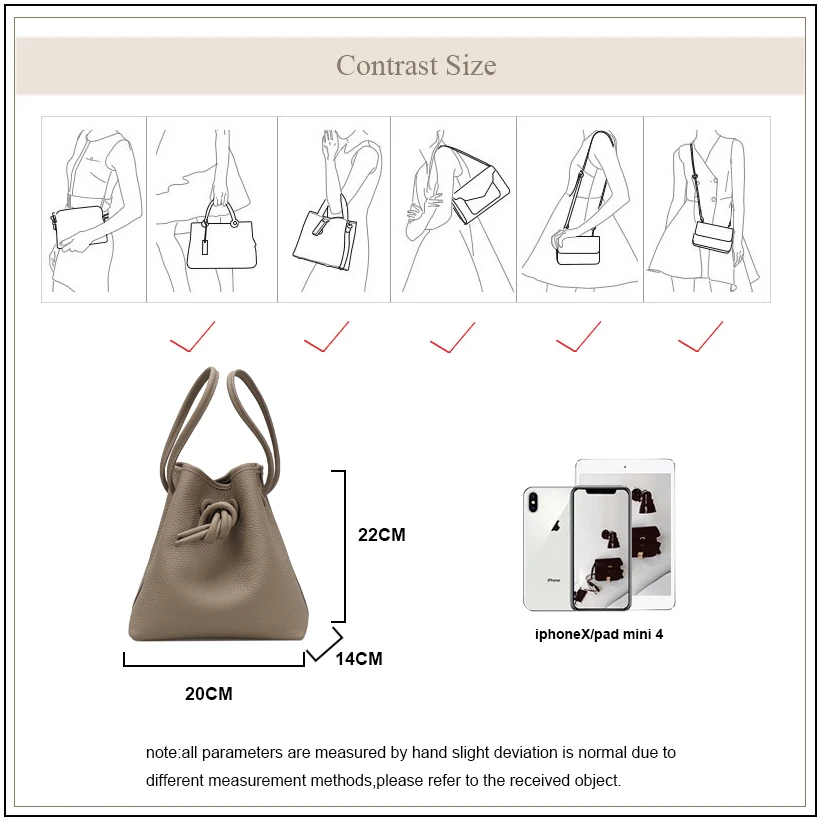 AVRO's MODA/ Модни Маркови чанти-кофи, Дамски чанти на рамо от естествена кожа, дамски Луксозен Дизайнерски Ежедневни чанти-тоут през рамо Изображение 3