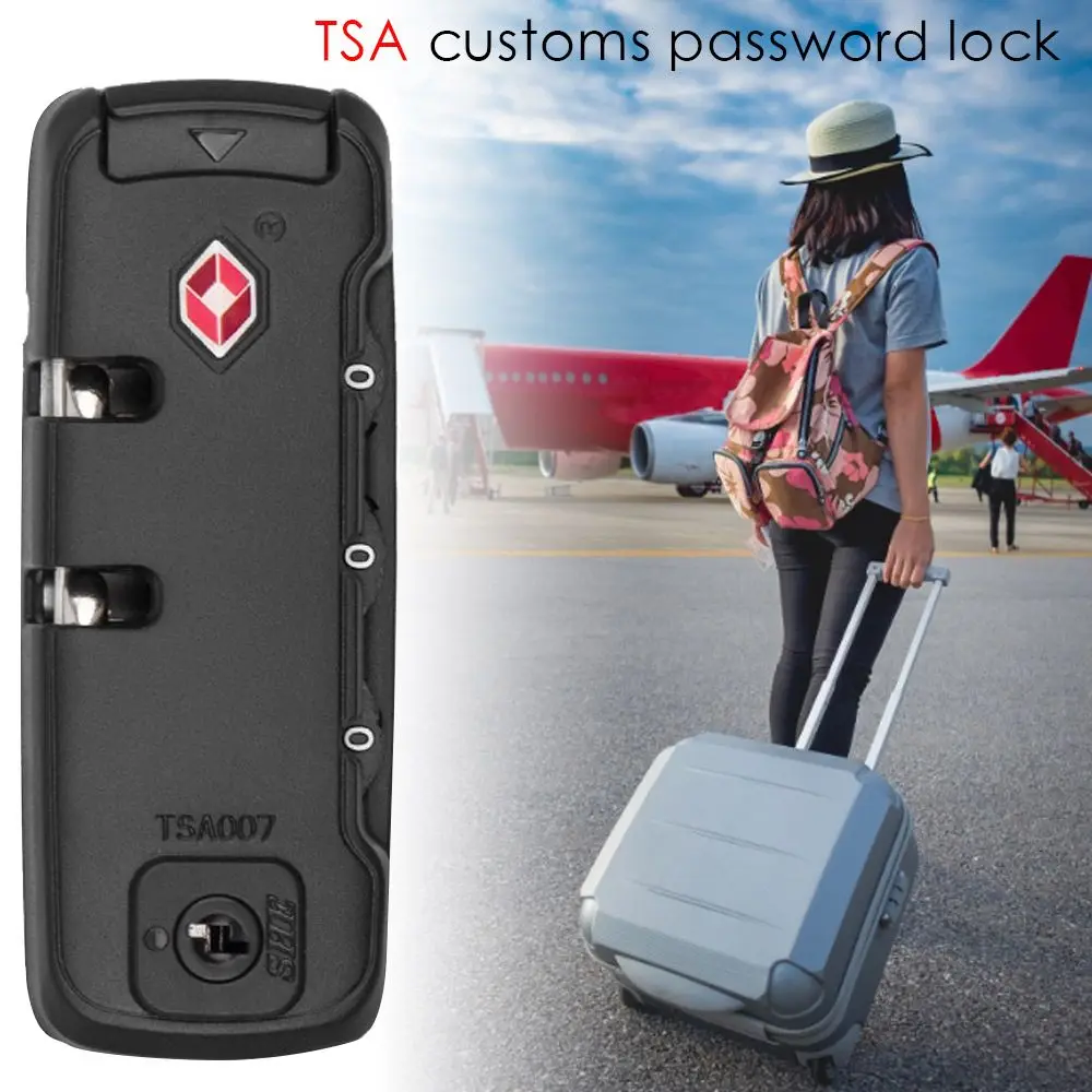 TSA21101 Митнически парола, 2-цифрен брава за пътищата на багаж, Куфара, Противоугонный брава, Обков Изображение 3