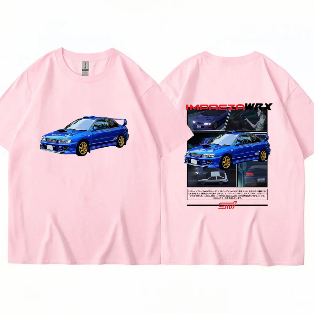Аниме Initial D Drift Състезателен автомобил AE86 Тениска Takumi Fujiwara R34 Skyline GTR JDM Тениски всеки ден повече от Големи Мъжки Дамски Памучни Тениски Изображение 3