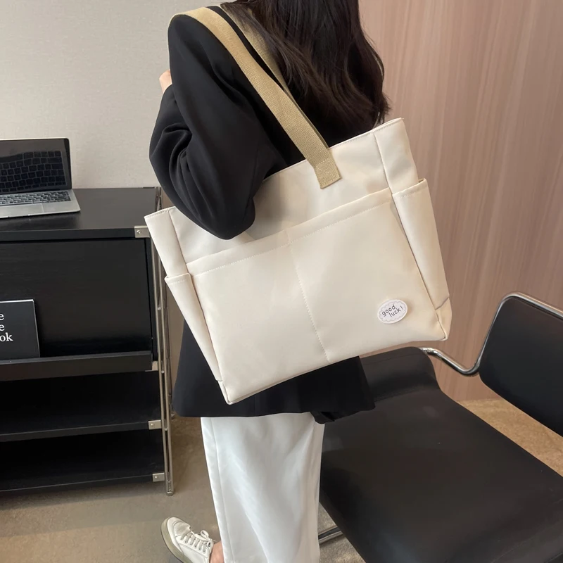 Големи чанти-тоут за жени 2023, Тенденция Дизайнерска Дамска чанта за през рамото си, Ежедневието е чантата за пазаруване, чанта за пазаруване, Дамски чанти Изображение 3