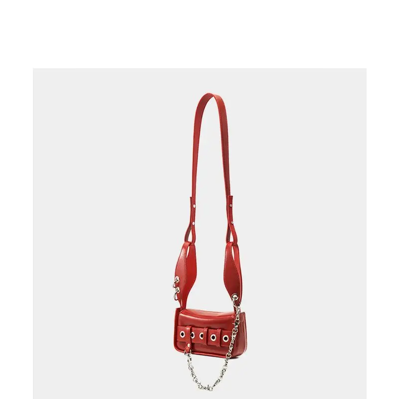 Дамска чанта от естествена кожа в последователността, Новата модерна Ежедневна чанта през рамо, чанта през рамо за момичета, дизайнерски чанти Лукс Изображение 3