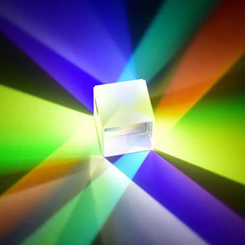 За Аксесоари Фотографски призми Светлинна призма Сладки подаръци Красят Разделяющийся Куб за снимане X-Beam cube Стъкло 12,7 мм дихроичное Изображение 3