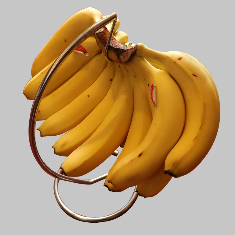 Кука за плодов чинии, Желязна кошница за съхранение на плодове, лесен модерен банан за хол Изображение 3