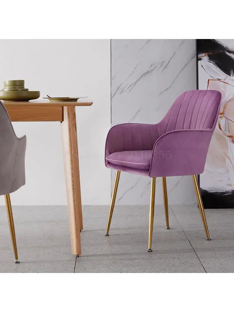 Модерен Дизайн на Мека маса за Хранене, Модерен Стол Прозрачен Стол за почивка в хола, Мебели за лофта Изображение 3