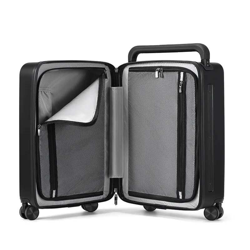 Пътен куфар с широк свод в количка USB 20 Инча, ръчния багаж, багажная чанта с цип, количка TSA, Багажная чанта за количка, парола, куфар количка Изображение 3