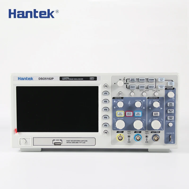Цифров Осцилоскоп Hantek 3в1 + Генератор на сигнали + Мултицет USB Преносим Канал 2 40 Mhz 70 Mhz Многофункционален Тестов Измерител на Изображение 3